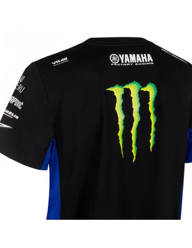 Camiseta Monster Energy Yamaha Team Replica 2021